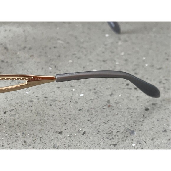 TURA Eyeglasses Mod. 154 CHA Gold Oval Full Rim Eyeglasses Frames ONLY 53-17-135 - Picture 5 of 13